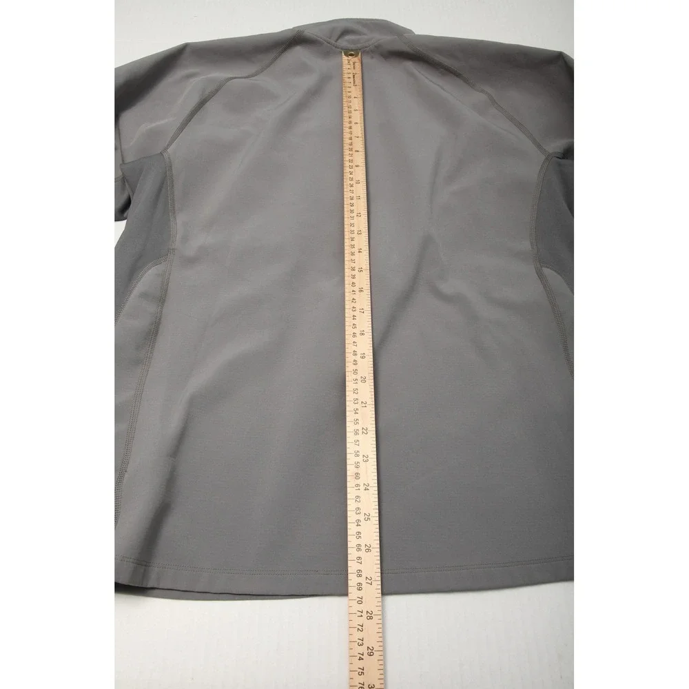 North Face Pullover Mens Large Softshell Jacket Half Zip Outdoor Hiking AEWU